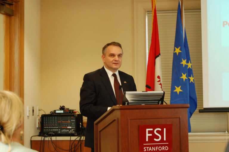 Pawlak Stanford Podium Speach