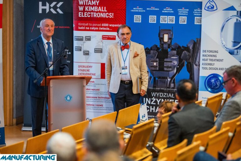 General Chair of the MANUFACTURING conference, Prof. Adam HAMROL and Keynote Speaker, Prof. Piotr MONCARZ
